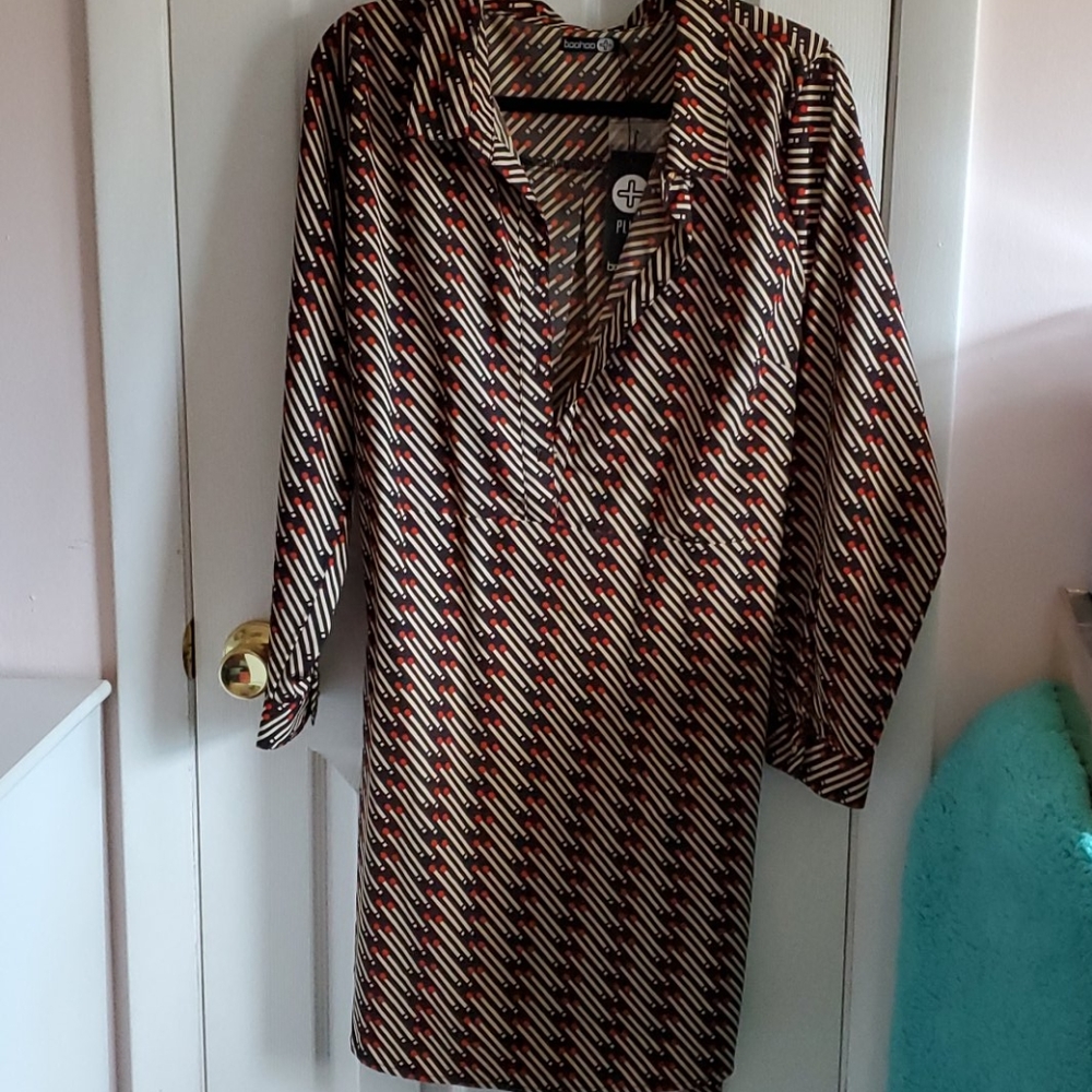 Size US 14 Shirt Dress from Boohoo